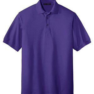 K500 Port Authority Silk Touch Polo **NEW** Size: Large Purple